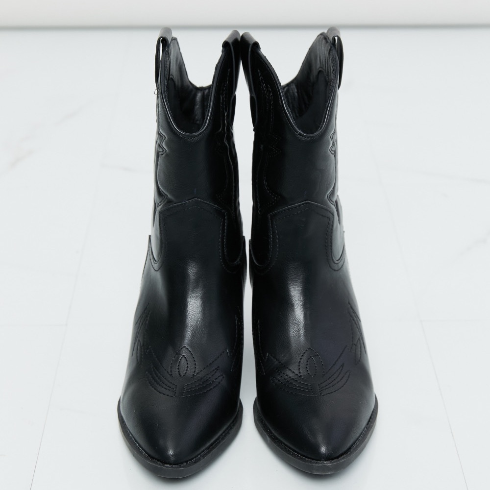 Forever Link Faux Leather Embroidered women Boots